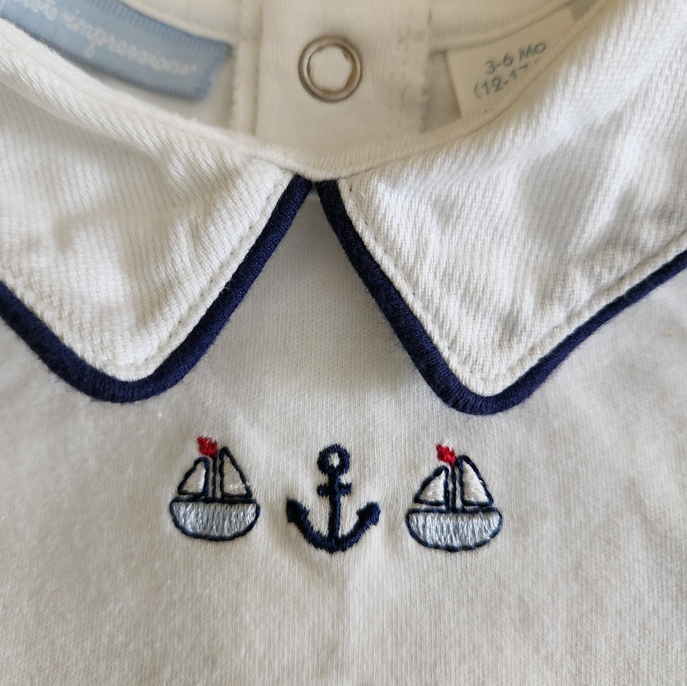 First Impressions Baby Sailor Outfit - 3-6 Months - Picture 3 of 9